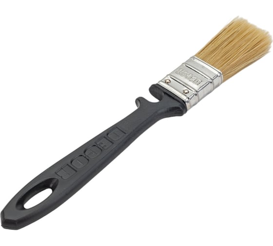 Изображение товара Кисть DECOR ХИТ 25х12 мм, светлая смешанная щетина, пласт. ручка 713-025