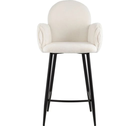 Изображение товара Стул полубарный Стул Груп Wave Stripes, букле белый VB006-2 0917-0006/Fl-100 seat