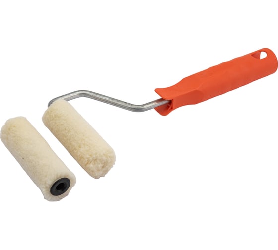 Изображение товара Валик DECOR 70 мм, d 15 мм, бюгель 6 мм, ворс 5 мм, велюр запаска, ручка стандарт mini 556-4070 11608011