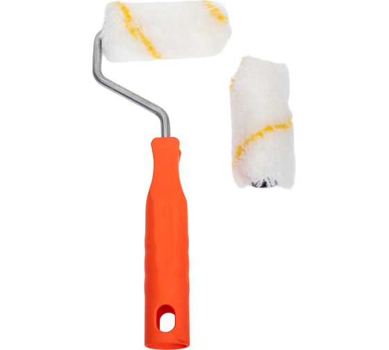 Изображение товара Валик DECOR 70 мм, d 15 мм, бюгель 6 мм, ворс 12 мм, полиамид запаска, ручка стандарт mini 556-3070 11608012