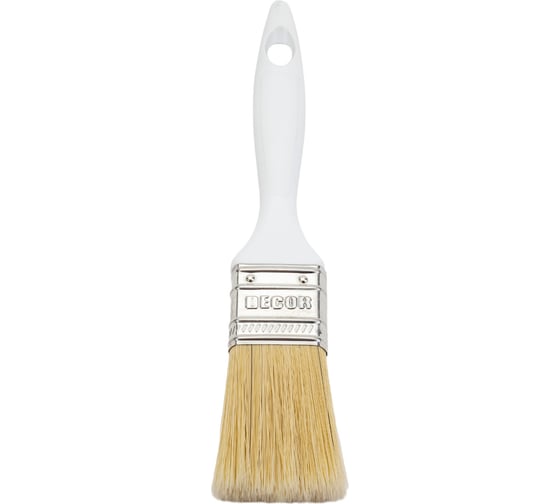Изображение товара Кисть DECOR STANDARD универсальная 35х15 мм, светлая смешанная щетина, пласт. ручка 700-038