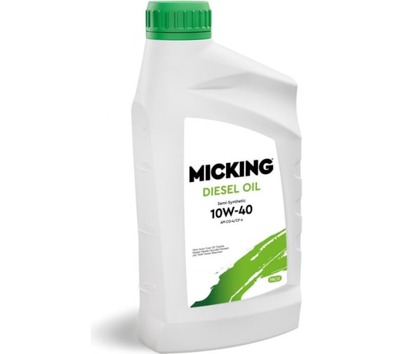 Изображение товара Моторное масло Micking Diesel Oil PRO2 10W-40 полусинтетическое API CG-4/CF-4 для дизельных двигателей 1л M1216