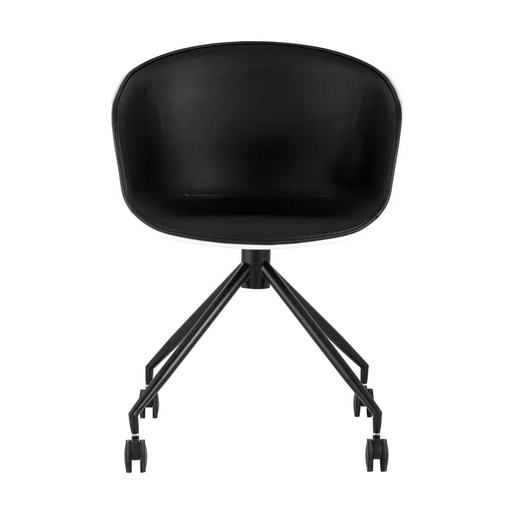 Изображение товара Кресло компьютерное Стул Груп LIBRA, пластик белый, экокожа черная NL SL-7040ZB whitePP/black PU