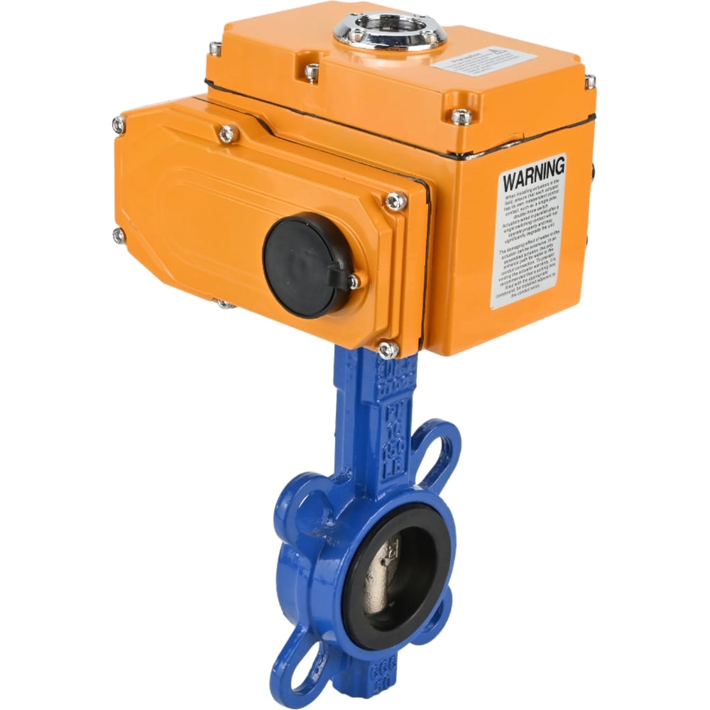 Изображение товара Затвор DN.ru GGG50-316L-NBR Ду80 Ру16 с электроприводом QT-005 380V