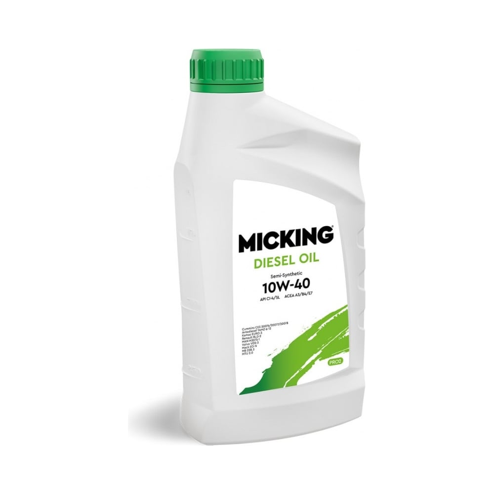 Изображение товара Моторное полусинтетическое масло Micking PRO2 10W-40 для дизельных двигателей Изображение товара Моторное полусинтетическое масло Micking PRO2 10W-40 для дизельных двигателей