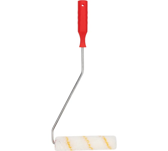 Изображение товара Валик DECOR 150 мм, d 15 мм, бюгель 6 мм, ворс 9 мм, микрофибра, ручка удлиненная стандарт mini