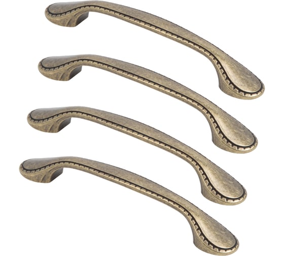 Изображение товара Комплект из 4 шт. Kerron, ручка-скоба 128 мм RS-086-128 OAB, оксидированная бронза SET4(RS-086-128 OAB)