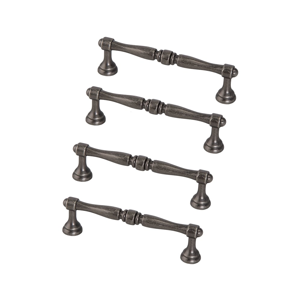 Изображение товара Комплект из 4 ручек-скоб Kerron RS-097-96 BAZ для мебели черненый старинный цинк