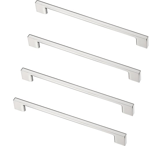 Изображение товара Комплект из 4 шт. Kerron ручка-рейлинг, 224 мм, R-3030-224, хром SET4(R-3030-224)