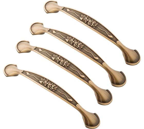 Изображение товара Комплект из 4 шт. Kerron ручка-скоба 128 мм RS-006-128 AB, античная бронза SET4(RS-006-128 AB)