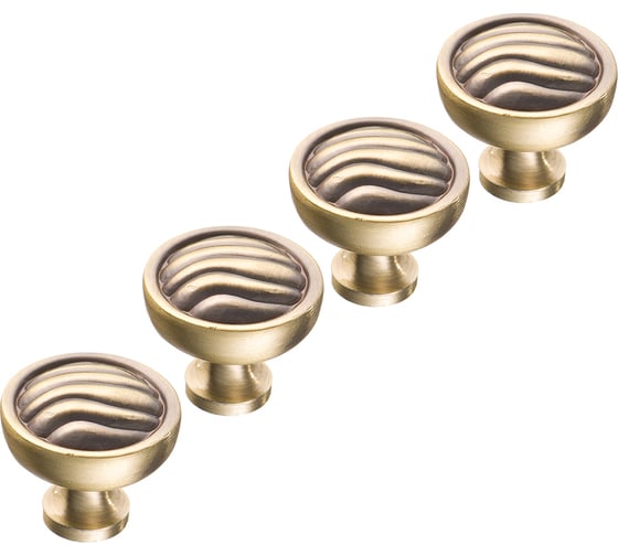 Изображение товара Комплект из 4 шт. Kerron ручка-кнопка RK-022 BA, бронза SET4(RK-022 BA)