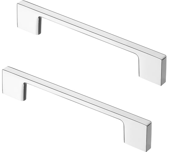 Изображение товара Комплект из 2 шт. Kerron ручка-рейлинг, 128 мм, хром, R-3031-128 SET2(R-3031-128)