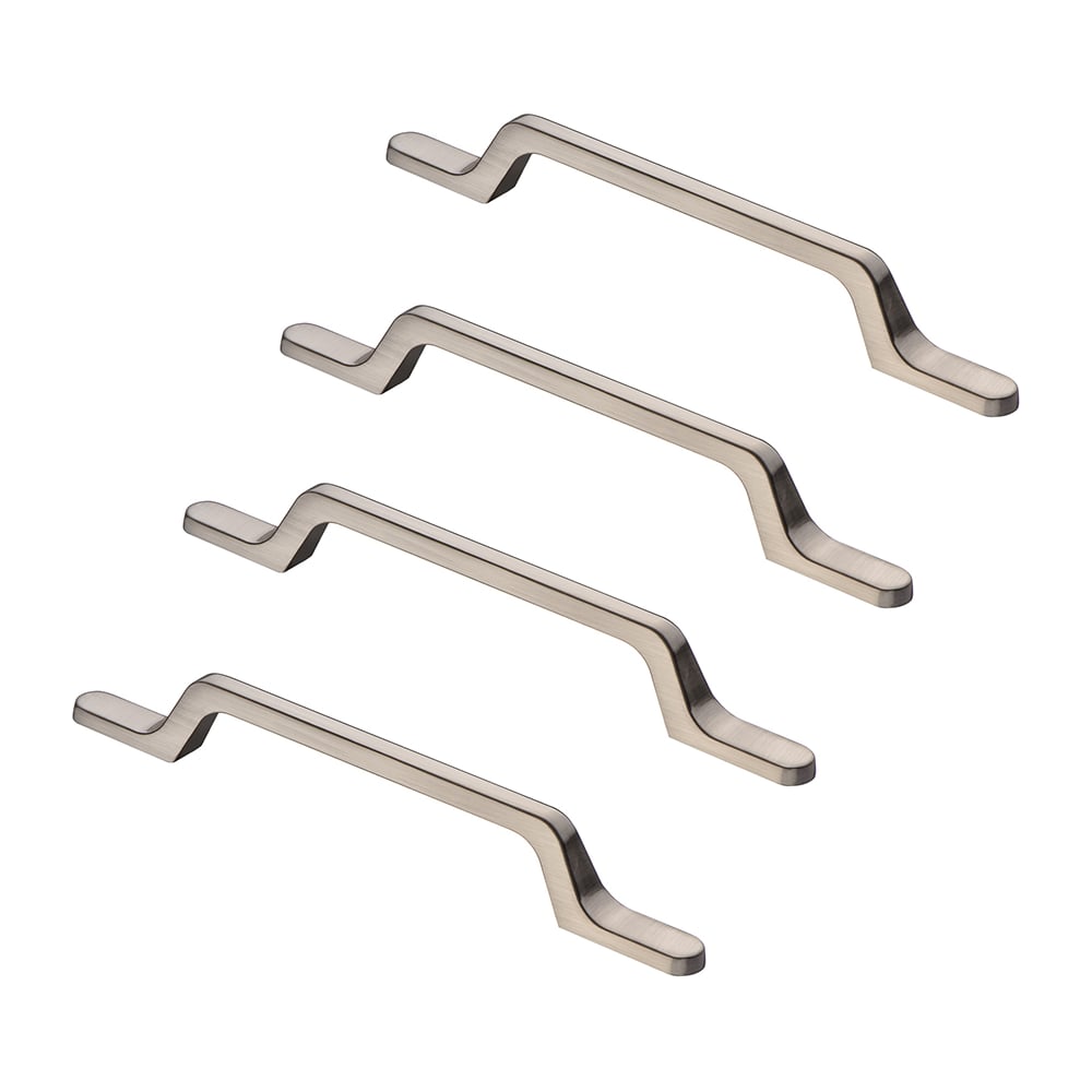 Комплект из 4 шт. Kerron ручка-скоба, 128 мм, сталь, S-2430-128 ST SET4(S-2430-128 ST)