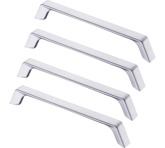 Изображение товара Комплект из 4 шт. Kerron ручка-скоба, 160 мм, S-2460-160 SC, матовый хром SET4(S-2460-160 SC)