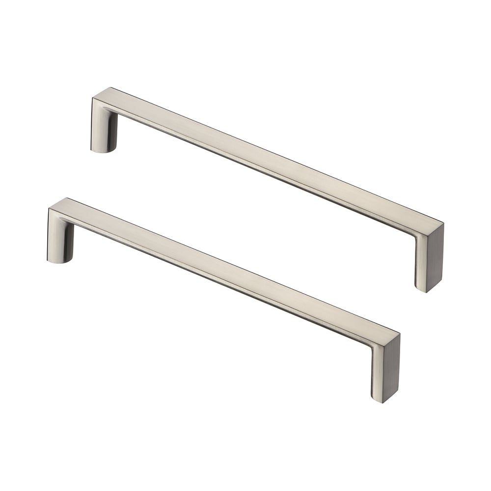 Изображение товара Комплект из 2 ручек-скоб Kerron 160 мм для мебели алюминий серый