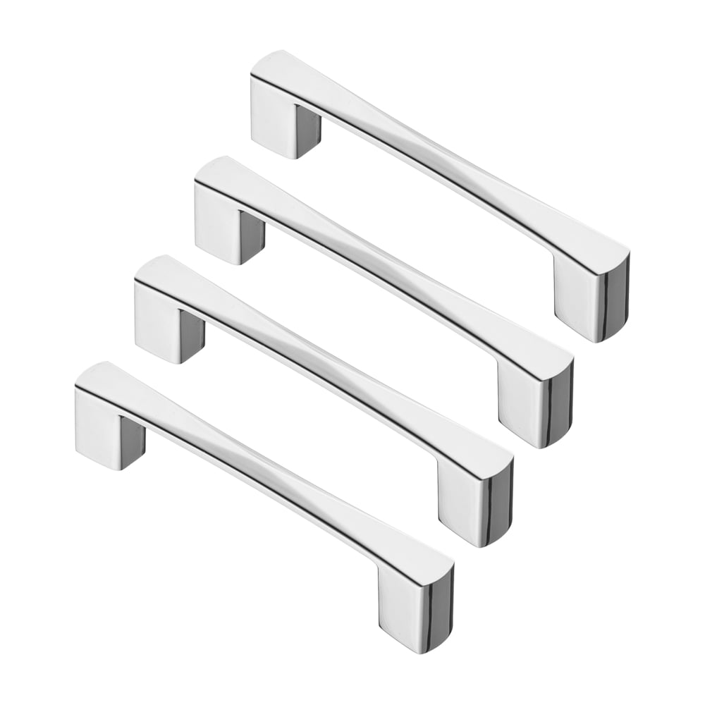Изображение товара Комплект из 4 шт. Kerron, ручка-скоба 128 мм S-4001-128, хром SET4(S-4001-128)