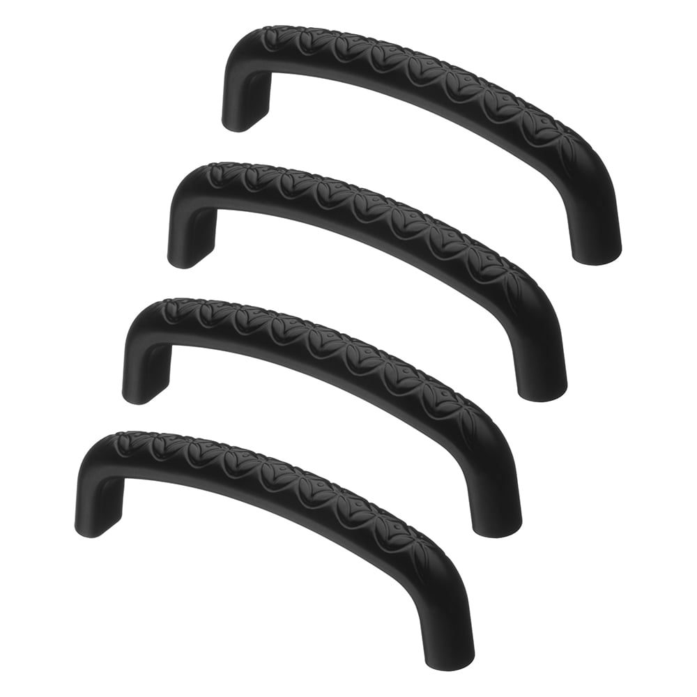 Изображение товара Комплект ручек-скоб Kerron RS-103-96 BL 4 шт матовый черный для мебели