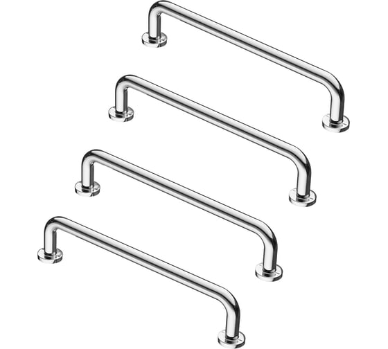 Изображение товара Комплект из 4 шт. Kerron ручка-скоба, 128 мм, хром, S-2380-128 SET4(S-2380-128)