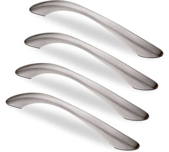 Изображение товара Комплект из 4 шт. Kerron ручка-скоба 128 мм S-2171-128 SC, матовый хром SET4(S-2171-128 SC)