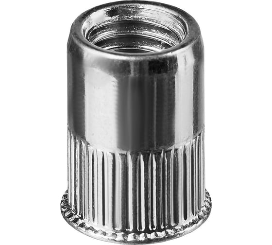 Изображение товара Стальные резьбовые заклепки с насечками KRAFTOOL Nut-R уменьшенный бортик, М8, 250 шт. 311708-08
