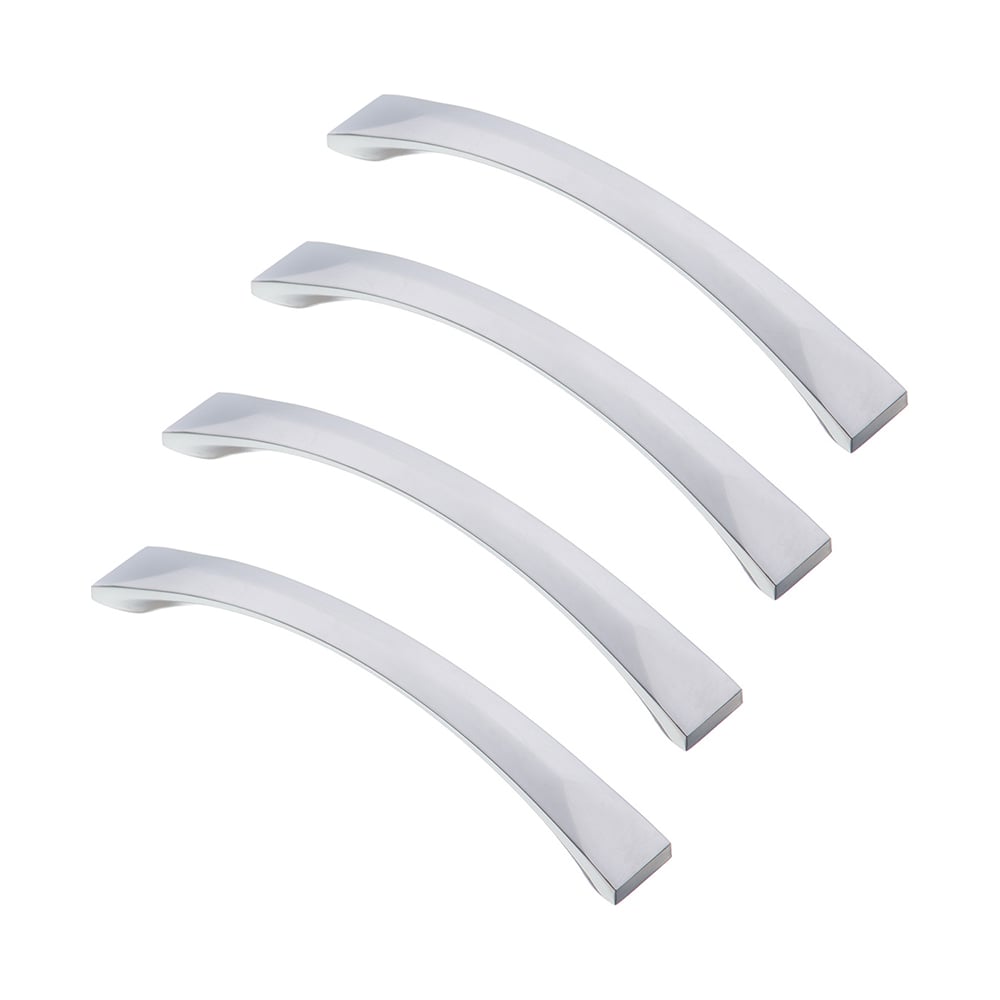 Изображение товара Комплект из 4 шт. Kerron ручка-скоба, 128 мм, S-4011-128 SC, матовый хром SET4(S-4011-128 SC)