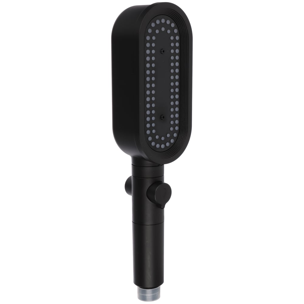 Изображение товара Лейка для душа RAIN с фильтром 3 режима регулировки напора и стоп-кнопкой черная