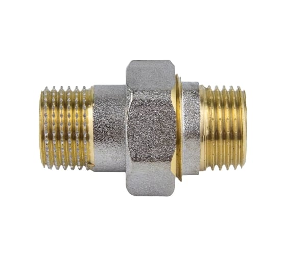 Изображение товара Соединитель Aquasfera латунь никелированная, американка Ду20 НР/НР 9014-02 027-8922