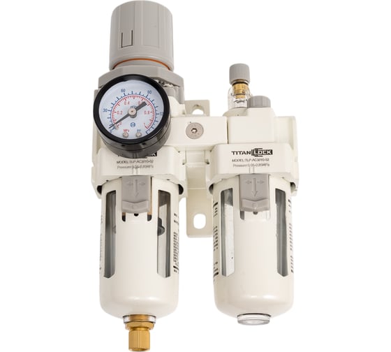 Изображение товара Блок подготовки воздуха AC 3010-02 1/4, 2000 л/мин TITAN LOCK TLP-AC3010-02