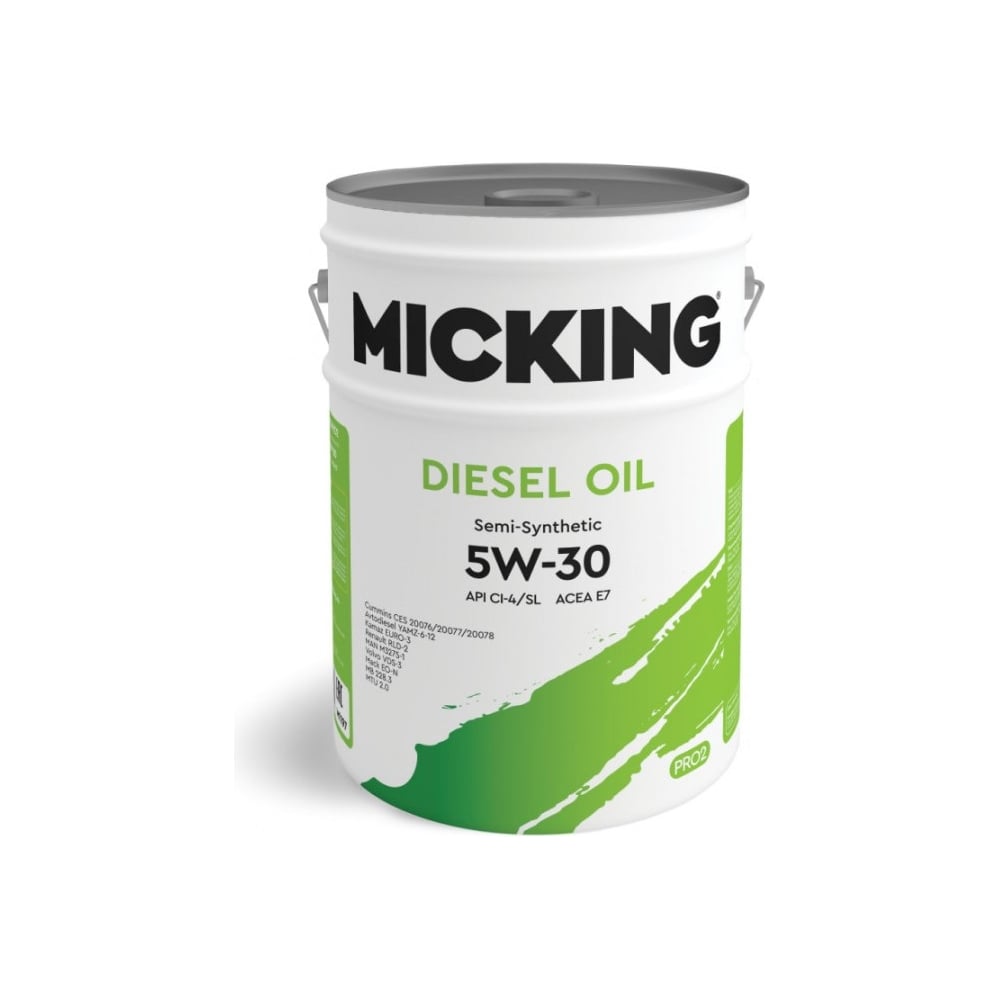 Изображение товара Полусинтетическое моторное масло 5W-30 Micking Diesel Oil PRO2 для дизельных двигателей