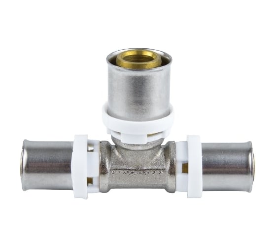 Изображение товара Переходной тройник Aquasfera МП пресс, латунь Дн32х16х32 8010-11 027-8848