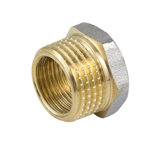 Изображение товара Футорка Aquasfera латунь никелированная Ду40х20 НР/ВР 9024-08 127-2415