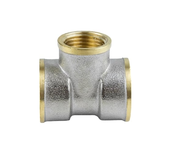 Изображение товара Переходной тройник Aquasfera латунь никелированная Ду25х20х25 9008-03 027-8897