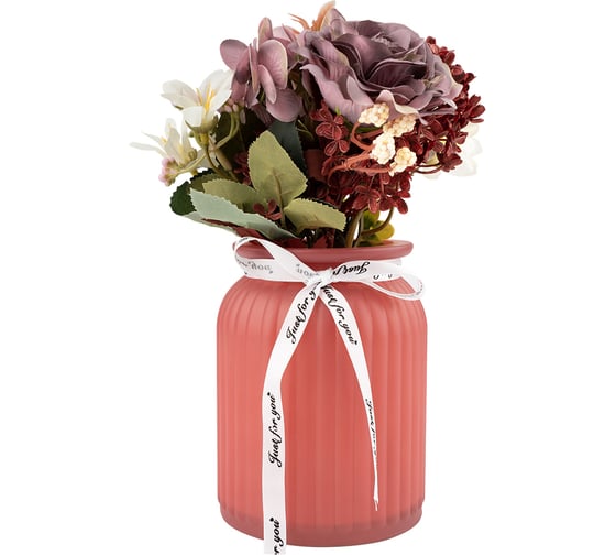 Изображение товара Цветочная композиция ВеЩицы Фантазия, Д105 Ш105 В250, розовый Fancy86