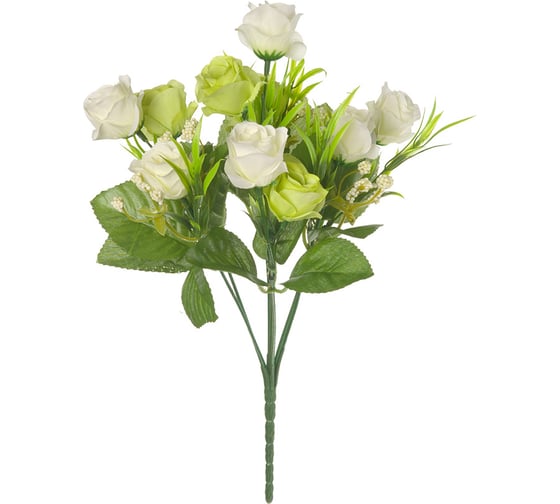 Изображение товара Роза в букете ВеЩицы, В270, белый E4-238B