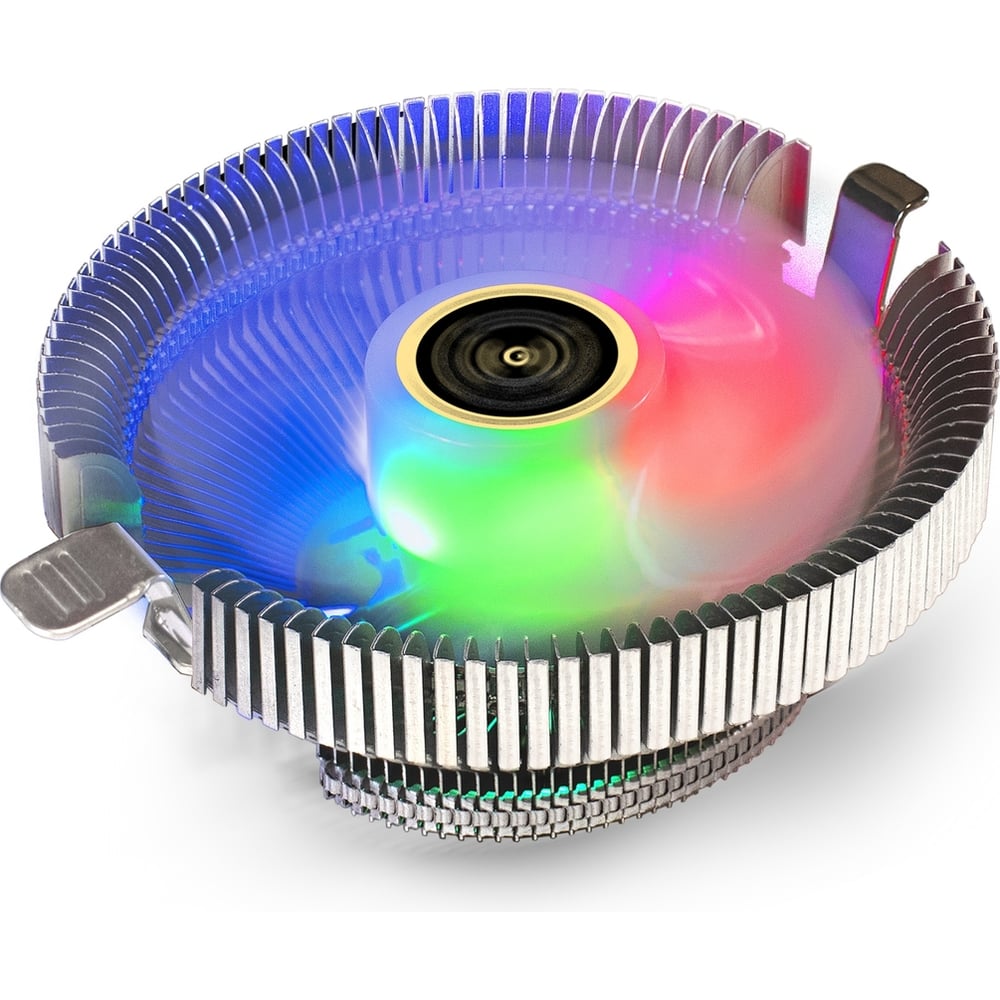 Изображение товара ExeGate Wizard EE91-PWM. RGB Al - воздушное охлаждение 90 мм, PWM, RGB