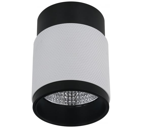 Изображение товара Накладной светодиодный светильник iLEDEX Delta 1955-10W-3000K-36 BK+WH