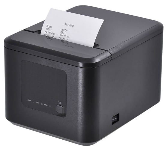 Изображение товара Чековый принтер MERTECH Q80 (Ethernet, RS232, USB) black 1021