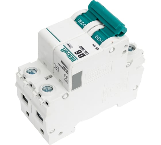 Изображение товара Автоматический выключатель Dekraft ВА101-2Р-006А-D 11112DEK