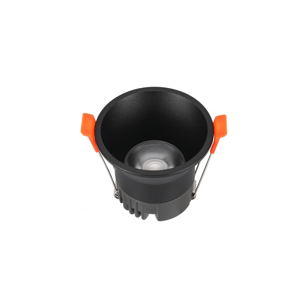 Изображение товара Встраиваемый светодиодный светильник iLEDEX Mars 7W теплый белый корпус черный