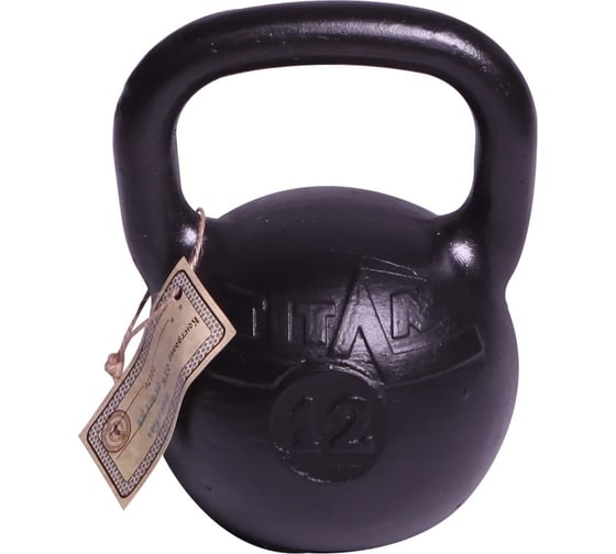 Изображение товара Гиря Титан чугунная, 12 кг 1301