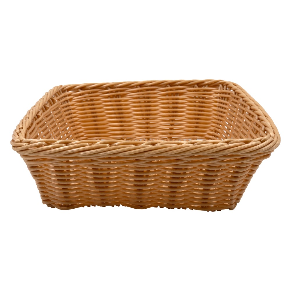 Изображение товара Корзина настольная HANDY HOME квадратная Полиротанг, Д240 Ш240 В75, бежевый Zong-18