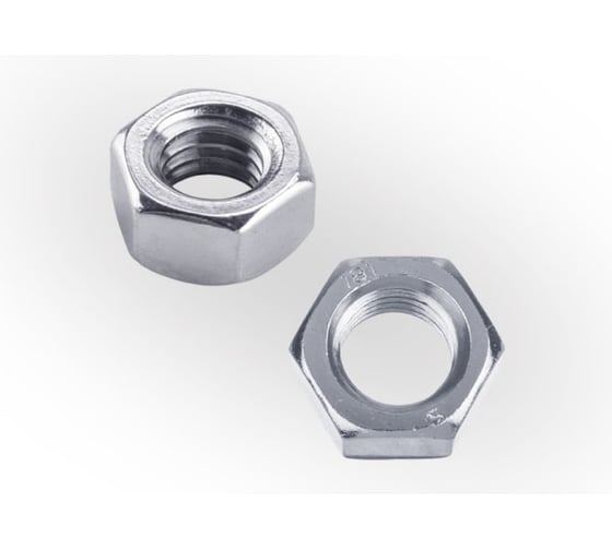 Изображение товара Гайка ЖЕСТЬ DIN 934, цинк, М20, 10 шт., контейнер 280 мл УТ-00009775