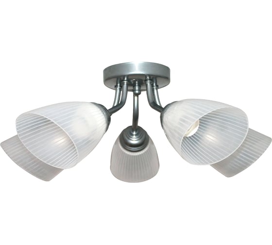 Изображение товара Светильник ЭЛЕТЕХ Бона 151 хром, плафон П0476 НПБ 01-5х60-130 Е27 ИУ 1005404417