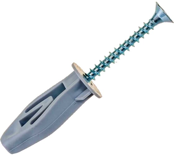 Изображение товара Дюбель ЖЕСТЬ OLA бабочка, полипроп., 8x28 мм, с шурупом, 10 шт., европодвес УТ-00006116