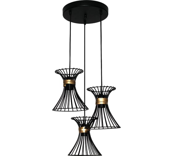 Изображение товара Светильник ЭЛЕТЕХ Талия 231 черн.муар НСБ 01-3х60-153 Е27 ИУ 1005404561