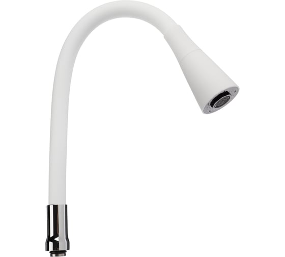 Изображение товара Излив смесителя для кухни СоюзКран силиконовый, 2 режима, белый 565-012