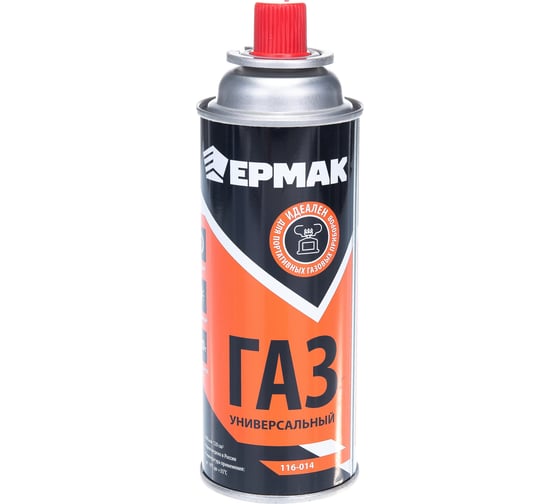 Изображение товара Газ для портативных плит/универсальный/металлический баллон 220 гр, цанг/всесезонный 116-014