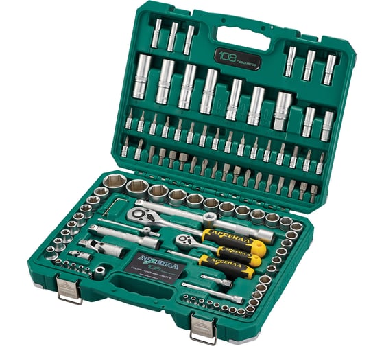 Изображение товара Набор инструментов Арсенал 108 предмета 8144900