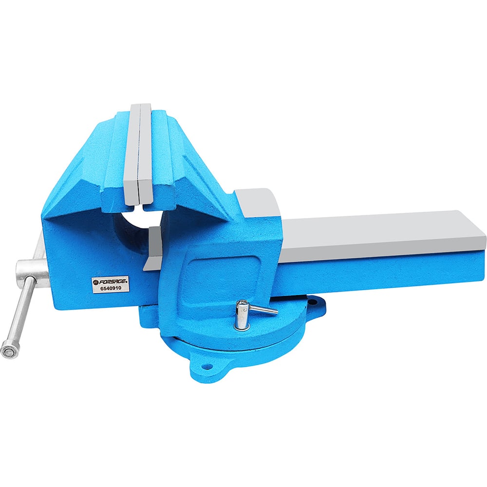 Изображение товара Тиски Forsage стальные усиленные 10" поворотные с наковальней 18541