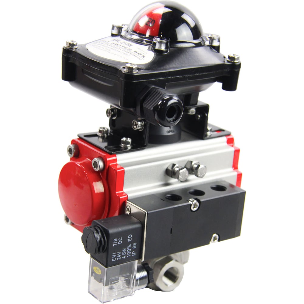 Изображение товара Шаровой кран нержавеющий трехходовой DN25 Ру63 Разборный